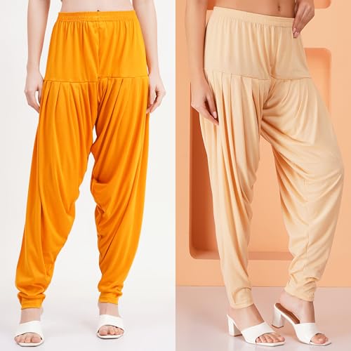 Image of Buy That Trendz Patiala Salwar for Women Relaxed Fit Viscose Patiyala Salwar Harem Bottom Pants