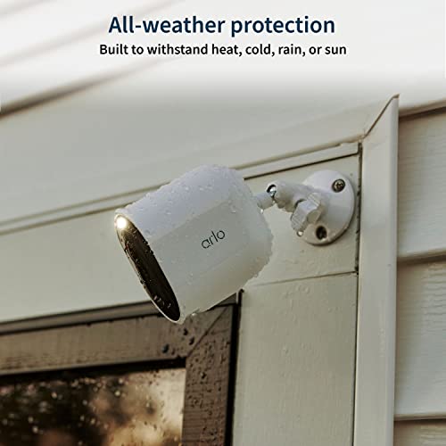 Image of Arlo Pro Security Camera 2K HDR - Wireless Outdoor Camera, Rechargeable Removeable Battery, Event Captions, Emergency Response, 1-Month Trial of Secure Plan, 1 Cam, White