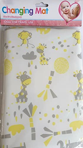 T-Jaras Cambiador de bebé impermeable de alta calidad – Ideal para uso de viaje – Alfombra de viaje portátil para cambiar bebé – Tamaño 67 cm x 47 cm aprox