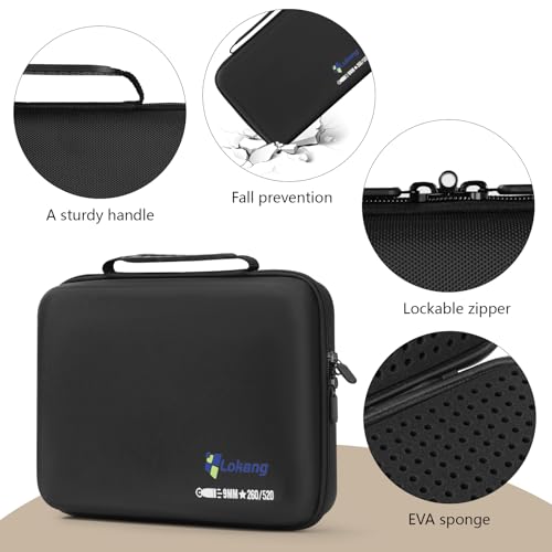 LOKANG 260 Round 9MM Ammo Case Travel Safe Storage Box Compatible with Luger, Parabllum, Makaro, 45 ACP, 380 ACP, 32 ACP, 30 Luger, 40 S&W