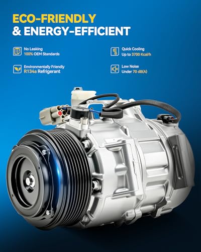 Image of PHILTOP C2177 Air Conditioner AC Compressor with Clutch for Toyota Highlander 2008-2010 3.5L