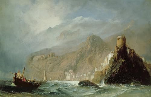 Bahía rocosa de William Clarkson Stanfield lienzo cuadro pintura murales decor SERENDIPITP