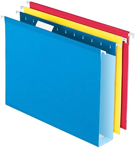 Miniatura 4 de Office Depot Carpetas colgantes con parte inferior de caja de capacidad adicional, expansión de 2 pulgadas, tamaño carta, colores surtidos, 12