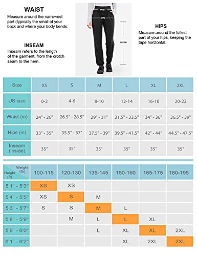 Baleaf Women's Yoga Dress Pants Black Stretchy Work Slacks Business Casual Pull On Trousers With Pockets 31" Black Lt #TOP6