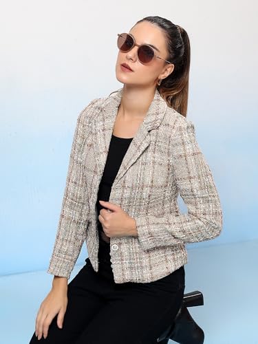 Image of KOTTY Bold & Beautiful Women's Solid Color Blazer - The Ultimate Style Statement