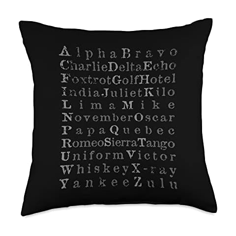 International Phonetic Alphabet Throw Pillow by Jeff Hobrath Cover