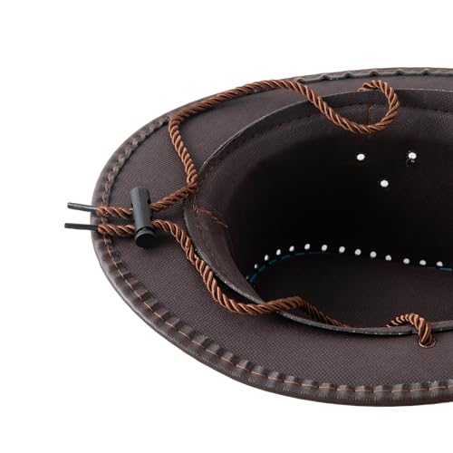Jastore Western Kids Wide Brim Western Cowboy Cowgirl Hat Boys Girls Dress Up Parties Hats3