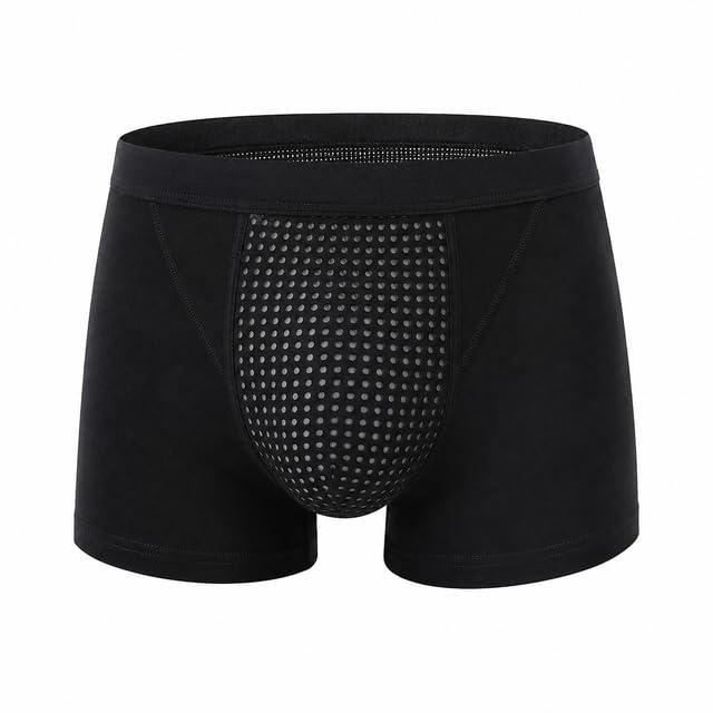 Men's Boxer Briefs Polyester Breathable Underwear Trunks-picture-49