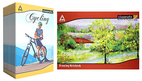 Image of Classmate Long Notebook, Single Line (Pack of 6) Drawing Book