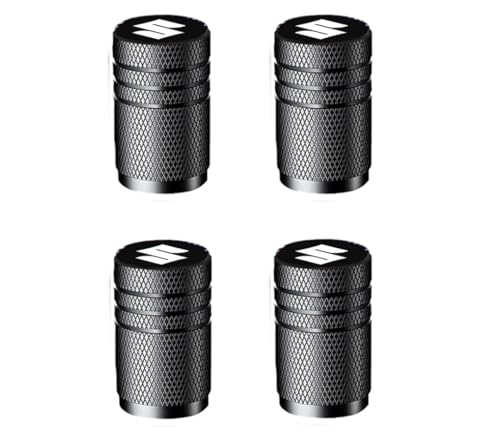 Image of Car Tyre Valve Caps - Luxurious Metal Car Accessories 2025 | Durable Valve Stem Air Covers with Logo | Stylish Car Wheel Cap Fit (SU ZU KI)