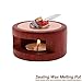 AQUEENLY Sealing Wax Warmer, Wax Seal Kit with Candle Furnace Melting Wax Spoon Tealight Candles