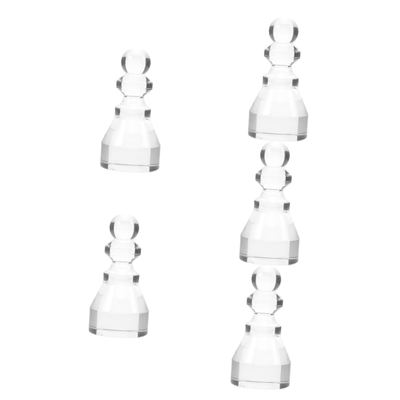 Gogogmee 5pcs Wheel Accessories Poker Marker for Win Acrylic Poker Marker Games