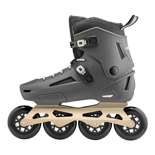 Image of Rollerblade Lightning 90 Men's Urban Inline Skate, Anthracite and Taupe