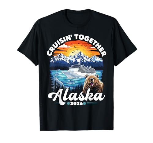Alaska Cruise 2026 Family Friends Group Alaskan Matching T-Shirt