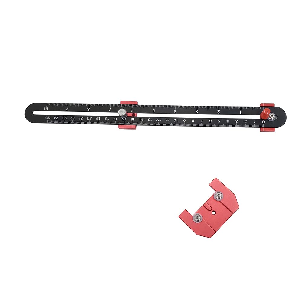 mayufujiページ Amazon.co.jp: FTtool 両用 ケガキゲージ 直線 円弧 25cm アルミ製