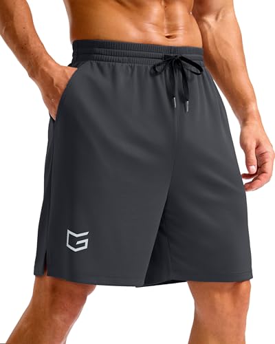 Image of G Gradual Men's Athletic Workout Shorts with Pockets 5 inch /7 inch /9 inch Lightweight Quick Dry Gym Basketball Running Shorts for Men