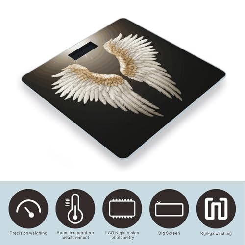 Báscula Digital de Baño Inteligente Angel Wing miniatura 3