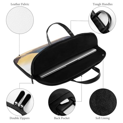Bolsa para laptop impermeable de 17 pulgadas estilo bandolera miniatura 3