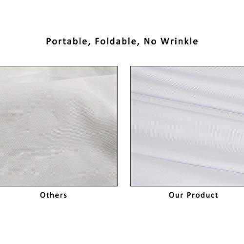 Tela de projeção Docooler 60/70/80/100/120/150 polegadas, tela de projeção HD portátil 16:9, dobráve