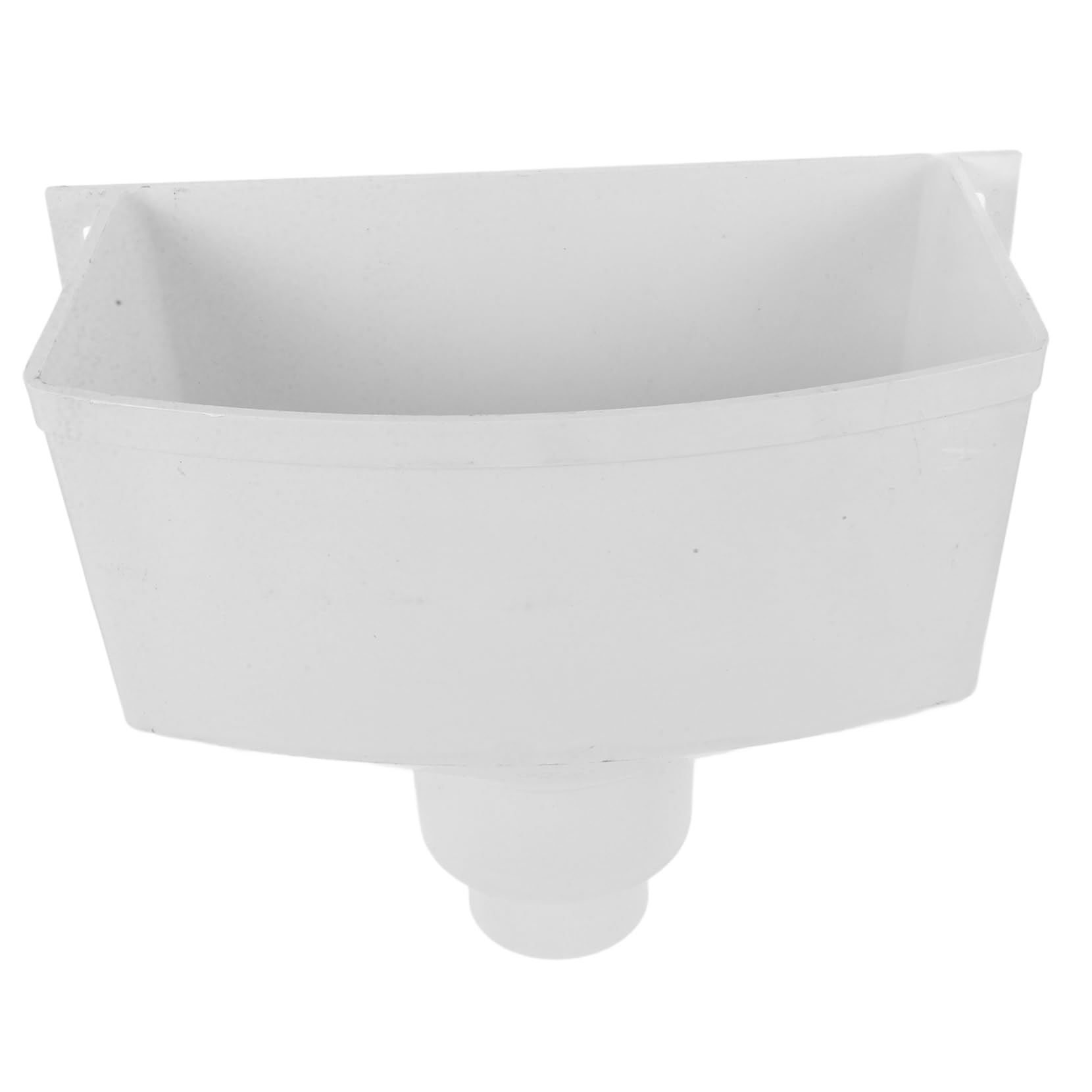 Conector de Bajante para Canalón de Lluvia Pvc Blanco 75/110 | Adaptador Doble para Desagüe, Montaje en Tejado, Pieza de Drenaje Exterior
