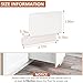 Cathyeen Cabinet Foot Pull for Trash Cabinet Drawer, Touchless Hands-Free Mounting Foot Handles Door Opener Tool for Pull Out Trash Can Under Cabinet, Kitchen Under Sink Trash Can (White)