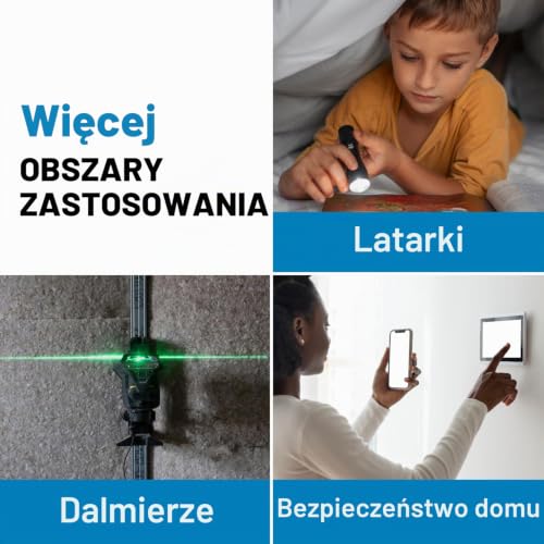 ABSINA 4 x baterie CR2 3V litowe do aparatów i wielu innych - CR 2 x szczelne i trwałe baterie - bateria CR2 3V z 800 mAh - CR2 3V bateria litowa, bateria 3 V