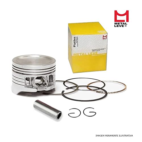 Jogo Anéis do Pistão Metal Leve Burgman 125-2005 até 2013