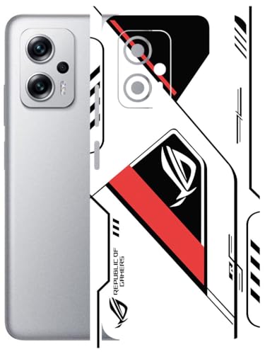 Image of AtOdds - Full Body Back Screen Guard Protector Film - Lamination Wrap Skin Sticker Compatible with REDMI K50i (5G) | Scratchproof Matte Finish (RogRed)