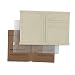 Chris.W 3-Pack Travelers Notebook Inserts - Oxford Fabric Pocket/Kraft File Folder/Transparent Zipper Pouch - Passport Size(4.92" x 3.54")