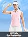 MIER Light Pink Golf Shirt for Women Sleeveless Collared Polo Shirts 1/4 Zipper Tank Tops Quick Dry Athletic Casual Tees, M
