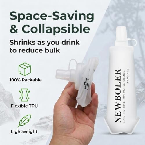 Image of PROBEROS Soft Flask 500ml Leakproof Bite Valve Running Bottle
