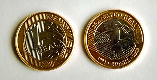Moeda Comemorativa 25 Anos do Real - Beija Flor