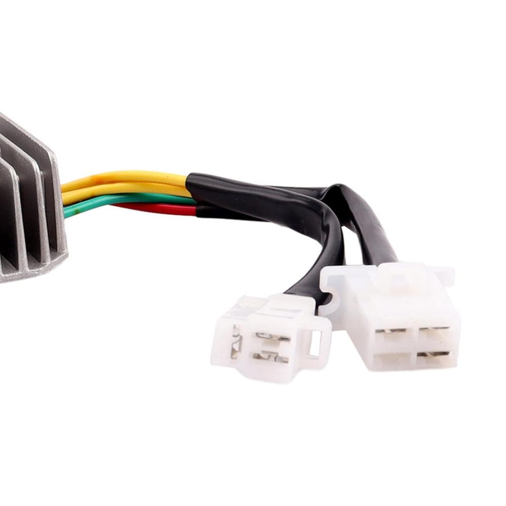 Redresseur de régulateur de Tension 12V, 6 Fils, Compatible avec GY6 50cc 125cc 150cc 250cc, cyclomoteur ATV et Motos similaires