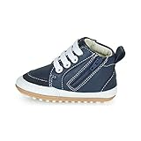 Leder Robeez Jungen Unisex Kinder Migo Hausschuh, Marine Perm, 18 EU
