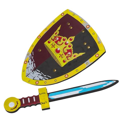 Yardwe 1 Juego De Espadas De Práctica para Accesorios De Halloween Espadas Falsas Juguetes De Lucha Espada De Utilería para Espada Segura Espada De Utilería