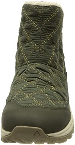 KEEN Women's Terradora 2 Wintry Pull On Insulated Waterproof Snow Boot, Rosin/Dark Olive, 8 | Image 1
