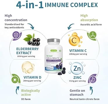 Igennus Methylated Prenatal Multivitamin for Women + Advanced Elderberry Immune Gummies 4-in-1 for Adults & Kids Aged 4+, Pregnancy & Immune Support Bundle, with Vitamin C, Zinc & D3, Clean Label