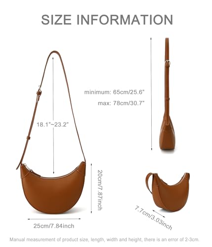 Purse for Women Cute Hobo Tote Handbag Small Dumpling Shoulder Bag Crescent Crossbody Bags3