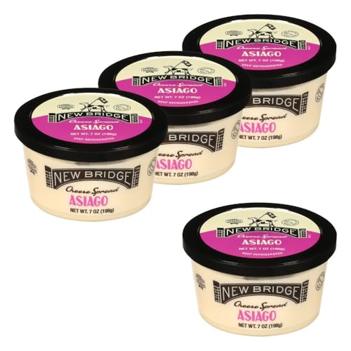 New Bridge Cheese Spread, 4 Pack (7 oz, Asiago)