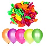 El producto incluye: recibirá globos de fiesta de luz negra de 100 piezas en 5 colores, 20pcs para cada color, lo suficiente para que coincida y decore a su grupo.