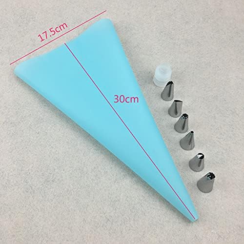 Miniatura 6 de SHIYONG Manga de pastelería para decoración de herramientas de silicona boquillas para hornear crema