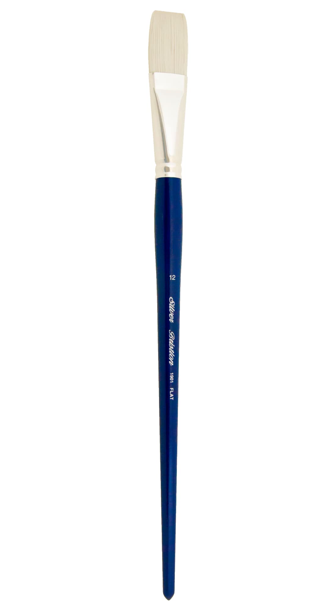 Silver Brush Limited Bristlon Flat Oil and Acrylic Paintbrush, Size 12