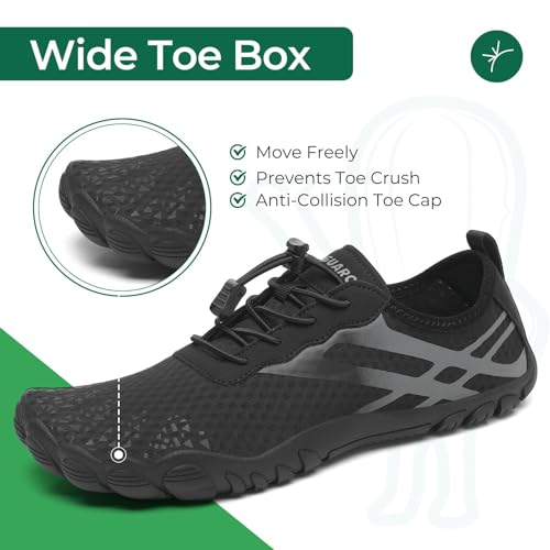 Image of SAGUARO Water Shoes for Women - Barefoot Quick-Dry Aqua Sock, Lightweight, Breathable for Swimming, Beach and Outdoor Activities Size 5.5-10.5