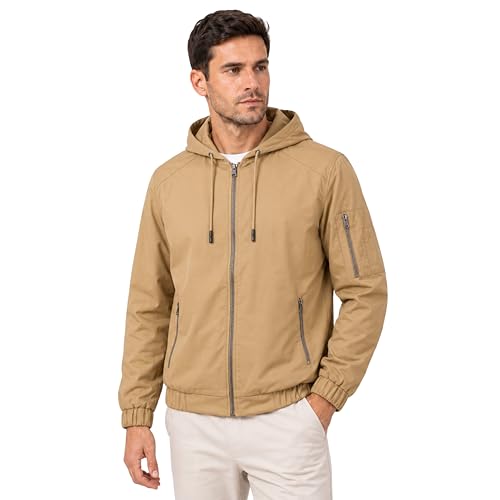 Image of MIA FASHION Men's Rain Jacket Waterproof Full Sleeve Zipper Coat for Bike Riding, Travel & Daily Use