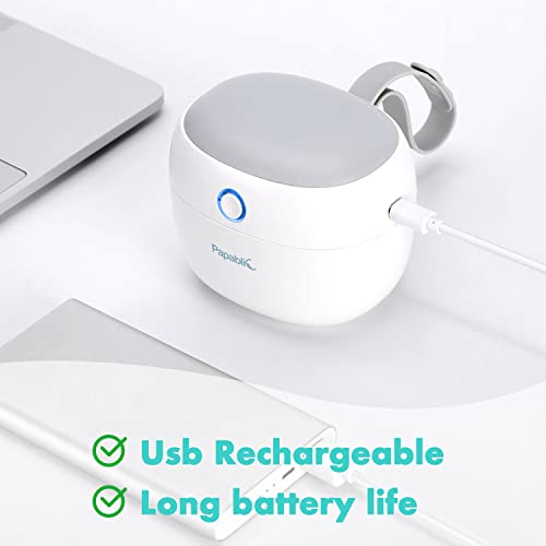 Papablic Portable Uv Light Sterilizer, Mini Uv-C Sanitizer Box For Pacifier And More, 99.99% Sterilization In 59 Seconds, Usb Rechargeable #TOP4