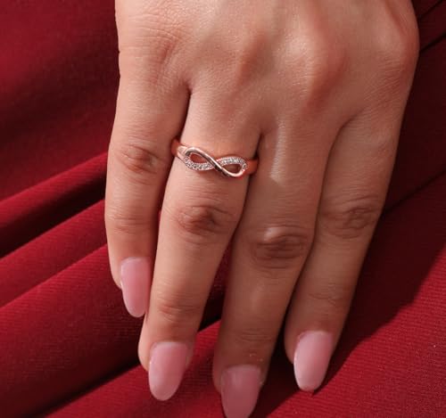 Image of SALTY Anti Tarnish Finger Ring for Women | Adjustable Fancy Jewellery Design | Fashion Accessories for Girls | Minimal Jewelry | Gift for Diwali, Christmas, Marriage, Birthday