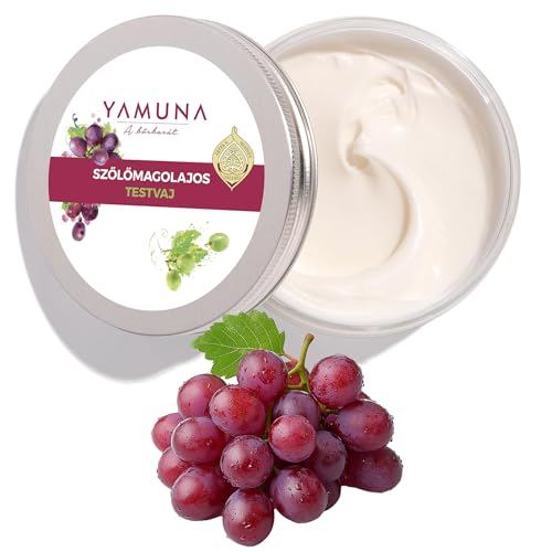 YAMUNA NATURAL BEAUTY - Mantequilla de lujo, cuidado con manteca de karité y manteca de cacao para piel seca. Proporciona una hidratación intensa -una piel sedosa y suave y flexible (200 ml, aceite de