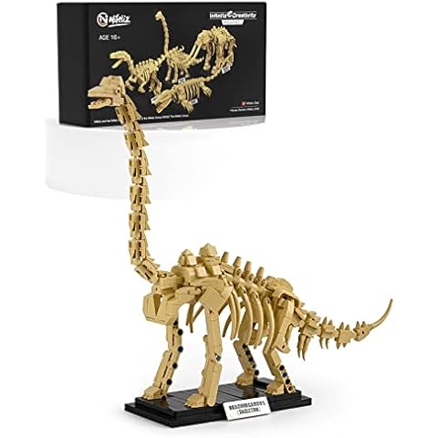 Nifeliz Brachiosaurus Dinosaur Fossil Building Kit, Impressive Dinosaur Skeleton Model Decoration, Cool Dinosaur Gift Toy Set for Dinosaur Fans (501 PCS) Cover