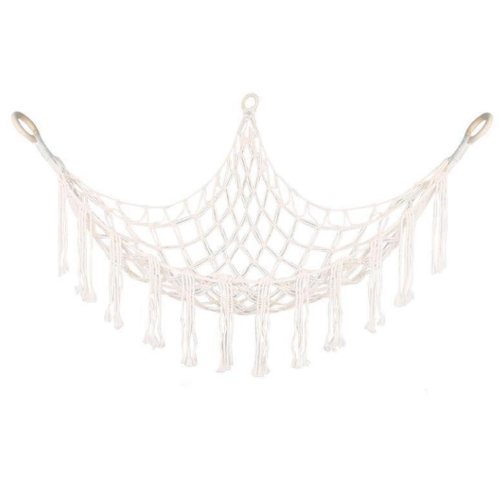 Hamac de Rangement pour Peluches, Sac en Filet Suspendu pour Jouets