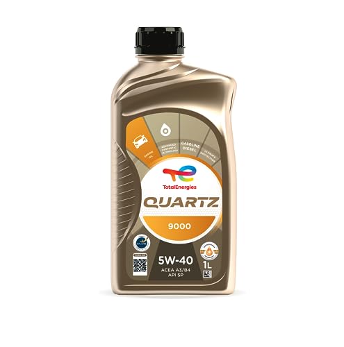 Total Aceite Lubricante de Motor Total Quartz 9000 5W-40 1 Litro